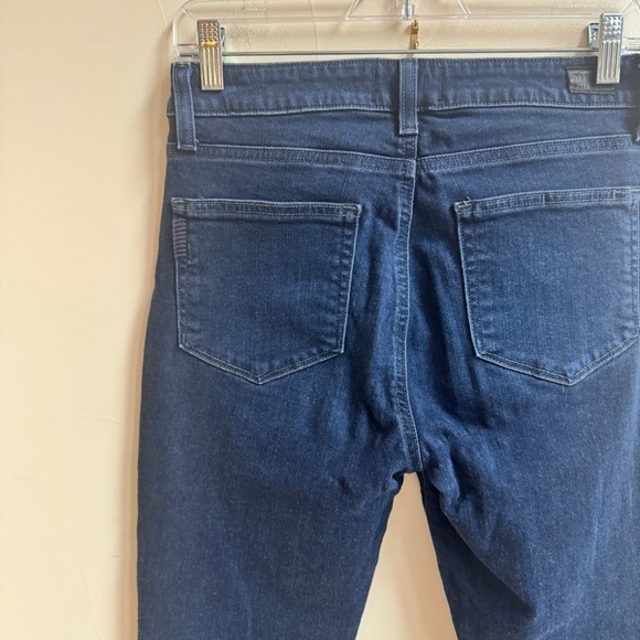 Paige Hoxton Ankle Telluride Dark Wash Blue Womens Size 28 Denim Mid Rise - Picture 6 of 15